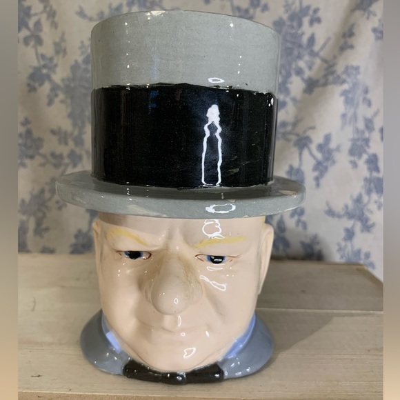 Hand-painted VTG Ceramic W.C. Fields Character Mug Signed by Fran Peters - Picture 3 of 8